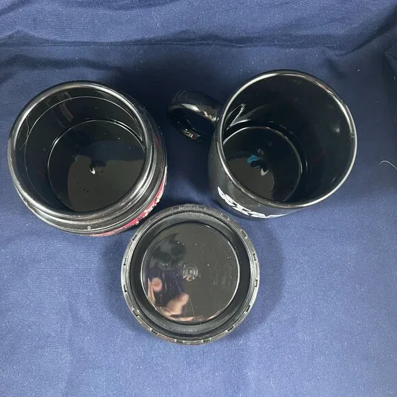 Star Wars Coffee Mug & Thermos Set - Darth Vader Design - Durable Plastic & Cera - Picture 3 of 3